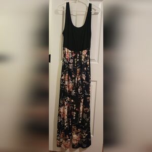 SHEIN Black Floral Jumpsuit
